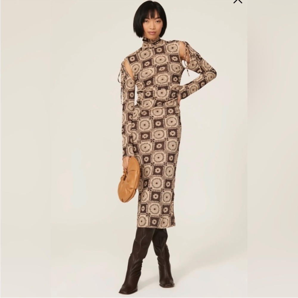 Nanushka Alaid midi dress sz M